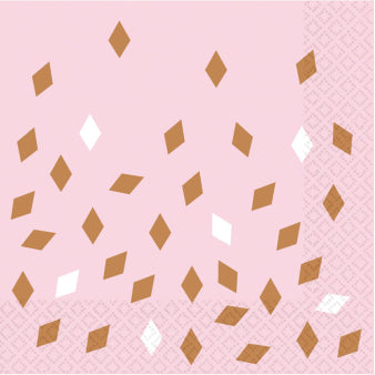 Copper napkin 16 pcs 33 x 33 cm