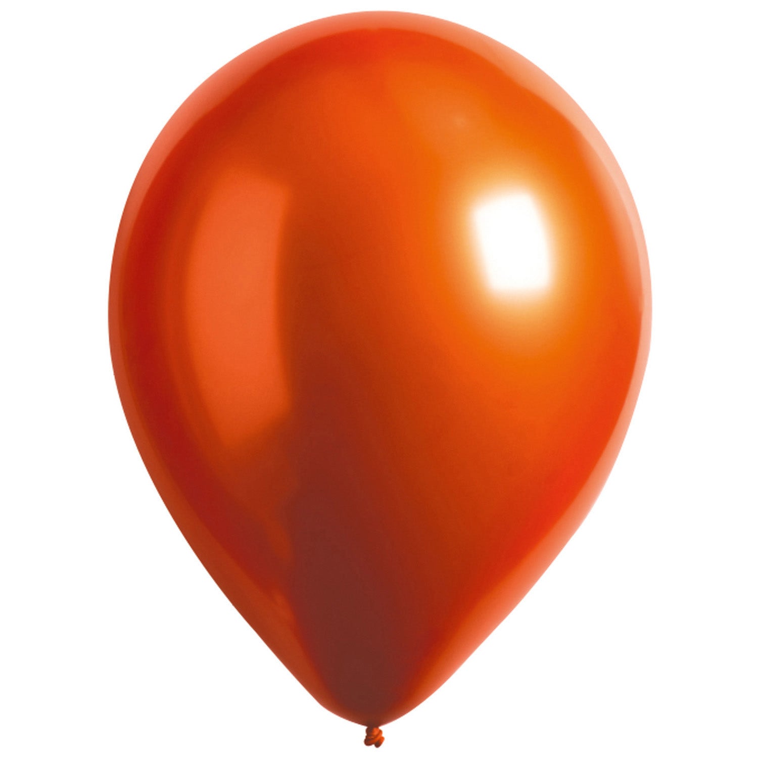 Chromed balloon amber 1pc
