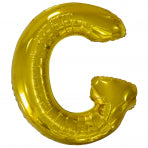 Foil balloon letters helium inflatable golden 86cm