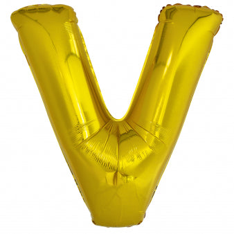 Foil balloon letters helium inflatable golden 86cm