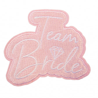 Girls party brooch "team bride" 6 pcs 9.6 x 8.5 cm
