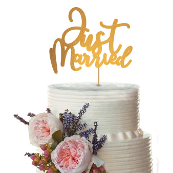 Cake decoration "Just Married"