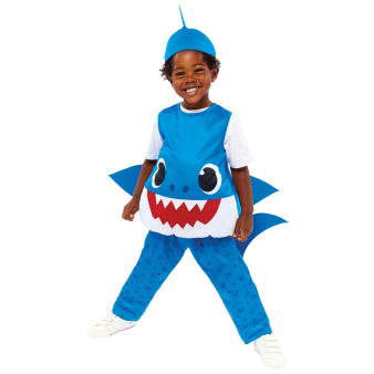 საბავშვო კოსტუმი baby shark სხვადასხვა ასაკისთვის