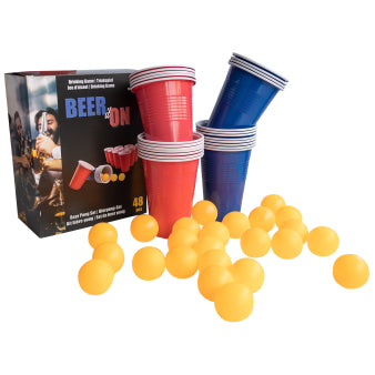 Beer Pong drinking game (24 cups and 24 balls)