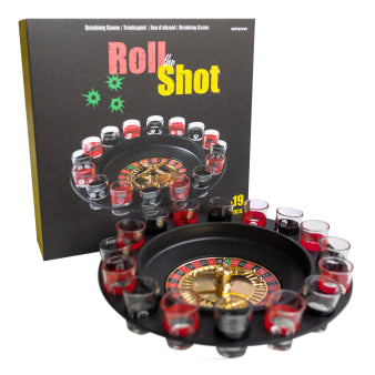 Drinking Roulette game (1 roulette, 16 cups and 2 balls)