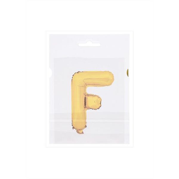 Foiled Gold Balloon Small Letters