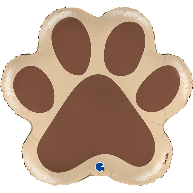 ფოლგირებული ბუშტი ძაღლის თათი 60×56 სმ