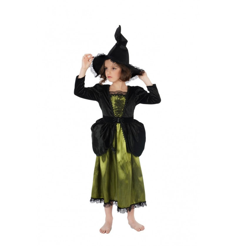 Green witch dress in different sizes