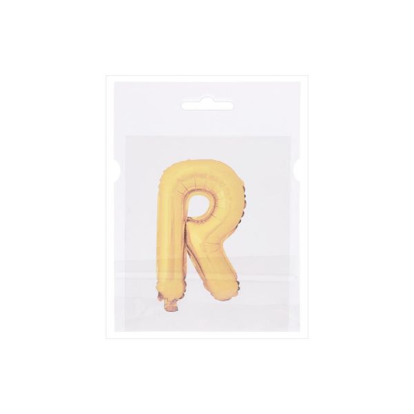 Foiled Gold Balloon Small Letters