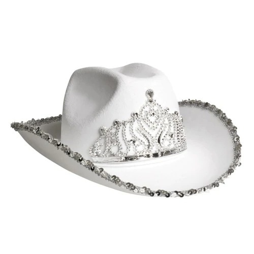 Cowboy hats with a crown, different colors