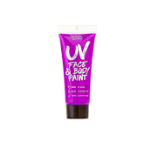 Ultraviolet face and body paint in a tube, various colors 10 ml