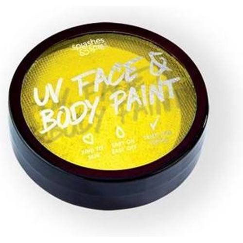 Various UV body and face paints