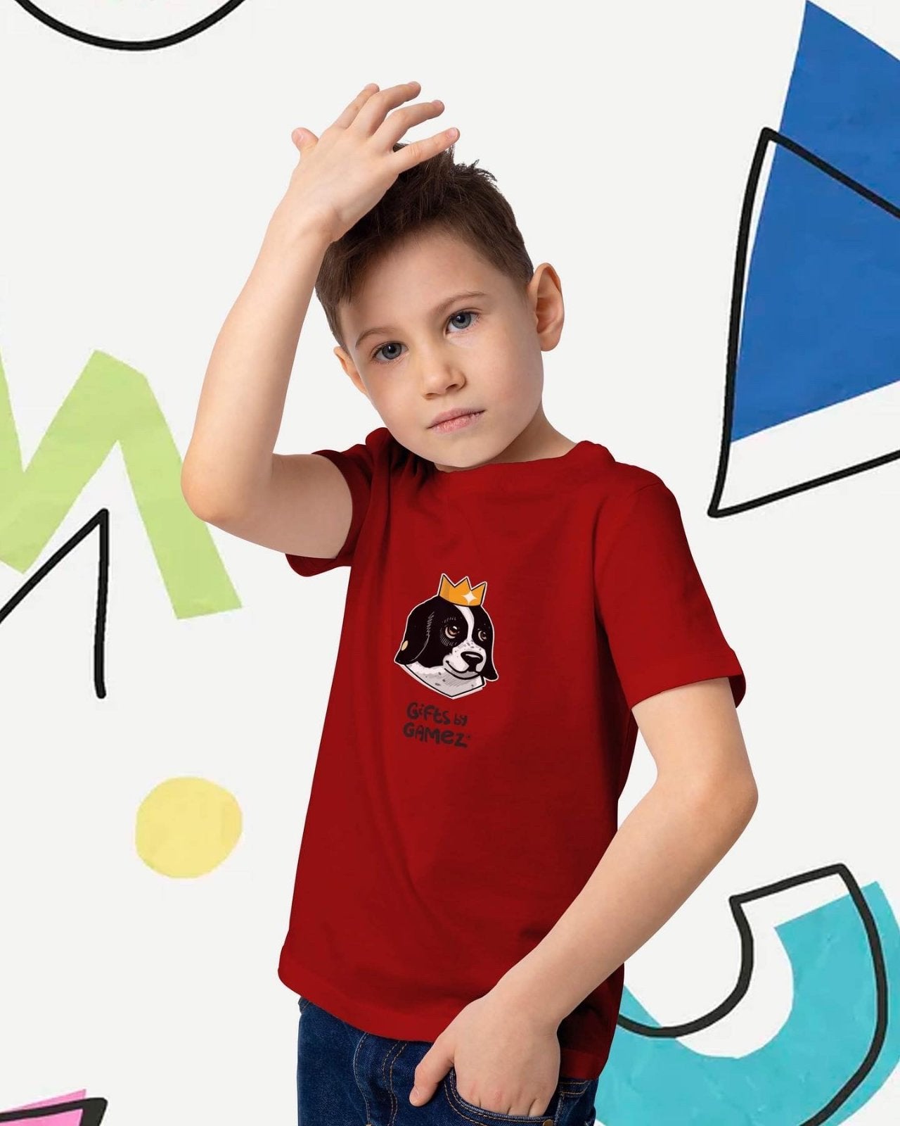 Children's t-shirt kupata of different colors
